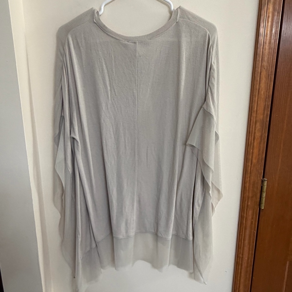 BCBGMaxAzria Taupe Ribbed Top - Picture 5 of 5